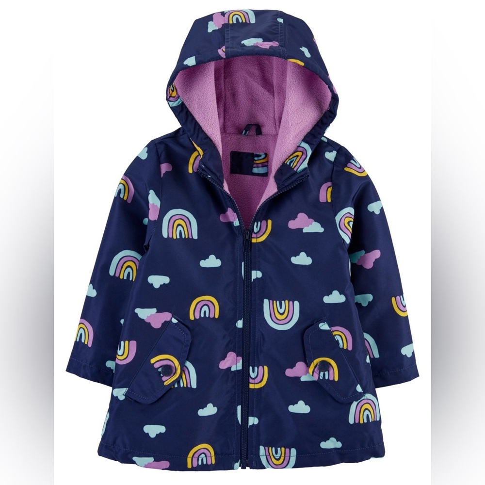 Carter’s Rainbow Print Rain Jacket